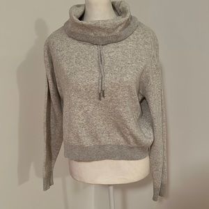 Forever21 size small grey sweater with neck / tie design